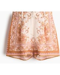 H&M - Short Van Lyocell Met Print - Lyst