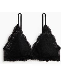 H&M - Wattierter Soft-BH mit Spitze - Lyst