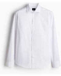 H&M - Chemise Slim Fit en coton - Lyst