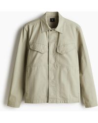 H&M - Canvas-Overshirt in Regular Fit - Lyst