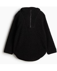 H&M - Oversized Capuchonsweater Van Fleece - Lyst
