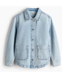H&M - Shacket aus Denim - Lyst