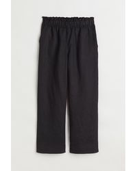 H&M - Knöchellange Leinenhose - Lyst