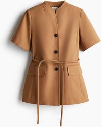 H&M - Kurzarmblazer - Lyst