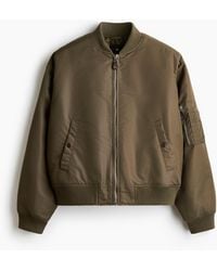 H&M - Gewatteerd Pilotenjack Van Nylon - Lyst