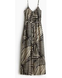 H&M - Jumpsuit mit Bindegürtel - Lyst