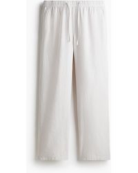 H&M - Pantalon Relaxed Fit en lin mélangé - Lyst