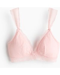 H&M - Wattierter Soft-BH aus Spitze - Lyst