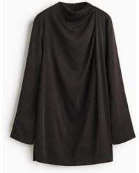 H&M - Gedrapeerde Jurk - Lyst