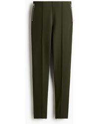 H&M - Interlock-Hose mit Reissverschlüssen - Lyst
