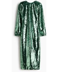 H&M - Robe À Sequins Avec Dos Ouvert - Lyst