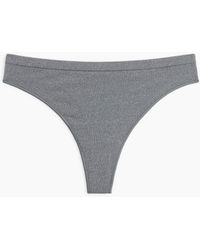 H&M - Glitzernder Tanga Seamless - Lyst