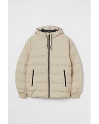 H&M Water-repellent Puffer Jacket - Natural