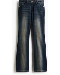 H&M - Flared Leg Ultra Low Waist Jeans - Lyst