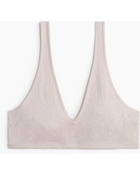 H&M - Nahtloser Soft-BH aus Spitze - Lyst