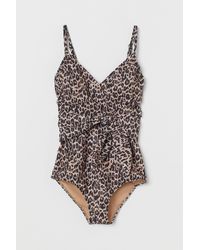 H&M Maillot de bain sculptant - Neutre