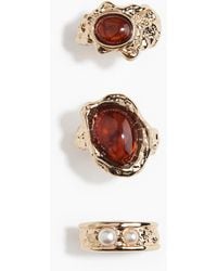 H&M - 3er-Pack Ringe - Lyst