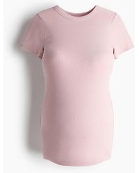 H&M - Mama Geribde Top - Lyst