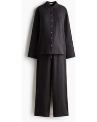 H&M - MAMA Pyjama aus Baumwollmusselin - Lyst