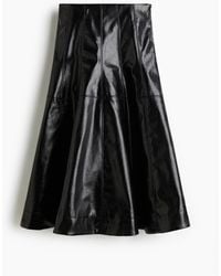 H&M - Tellerrock mit Coating - Lyst
