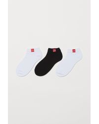H&M 3-pack Ankle Socks - White