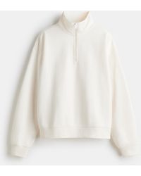 H&M - Oversized Sweatshirt mit Zipper - Lyst