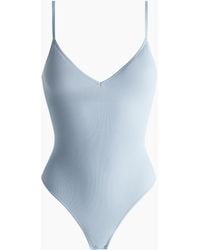 H&M - Seamless Stringbody Met Padded Cups - Lyst