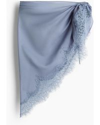H&M - Dreieckstuch mit Spitzenborten - Lyst