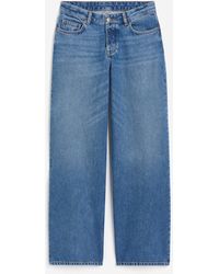 H&M - Wide Regular Jeans - Lyst