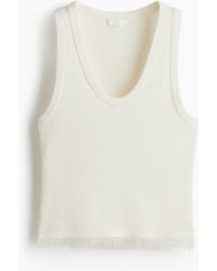 H&M - Tanktop mit Fransen - Lyst