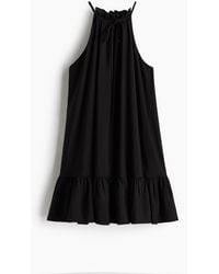 H&M - Ärmelloses Kleid mit Volants - Lyst