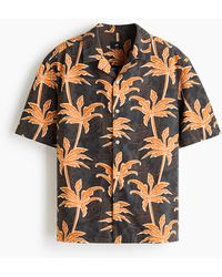 H&M - Freizeithemd aus Baumwolle in Relaxed Fit - Lyst