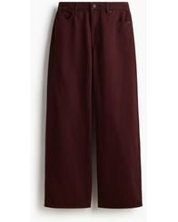 H&M - Wide Regular Jeans - Lyst