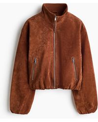 H&M - Oversized Jack Van Splitsuède - Lyst