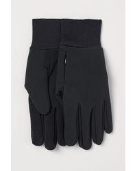 H&M Laufhandschuhe - Schwarz