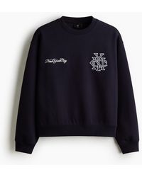 H&M - Bedrucktes Sweatshirt in Loose Fit - Lyst