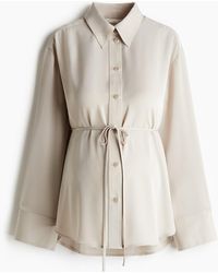H&M - Mama Chemise Before & After Avec Ceinture À Nouer - Lyst
