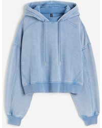 H&M - Oversized Hoodie im Washed-Look - Lyst