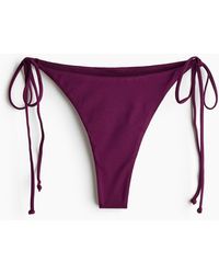 H&M - Bikinihose Brazilian zum Binden - Lyst
