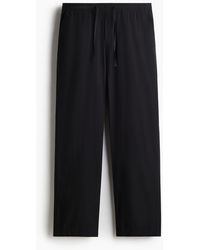 H&M - Broek Van Popeline - Lyst