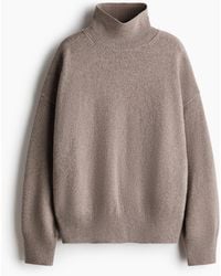 H&M - Oversized Pullover mit Turtleneck - Lyst