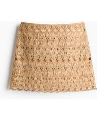 H&M - Minirok Met Gehaakte Look - Lyst