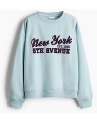H&M - Sweater Met Tekstmotief - Lyst