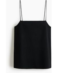 H&M - Fijngebreide Straptop - Lyst