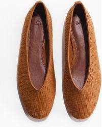 H&M - Geflochtene Ballerinas - Lyst
