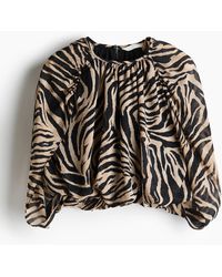 H&M - Chiffon Top - Lyst