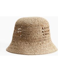 H&M - Bucket Hat aus Stroh - Lyst