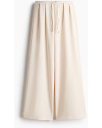 H&M - Geplooide Broek Met Drawstring - Lyst
