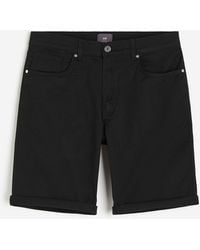 H&M - Shorts aus Baumwolltwill Slim Fit - Lyst