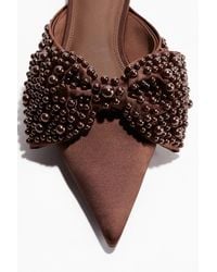H&M - Verzierte Mules - Lyst